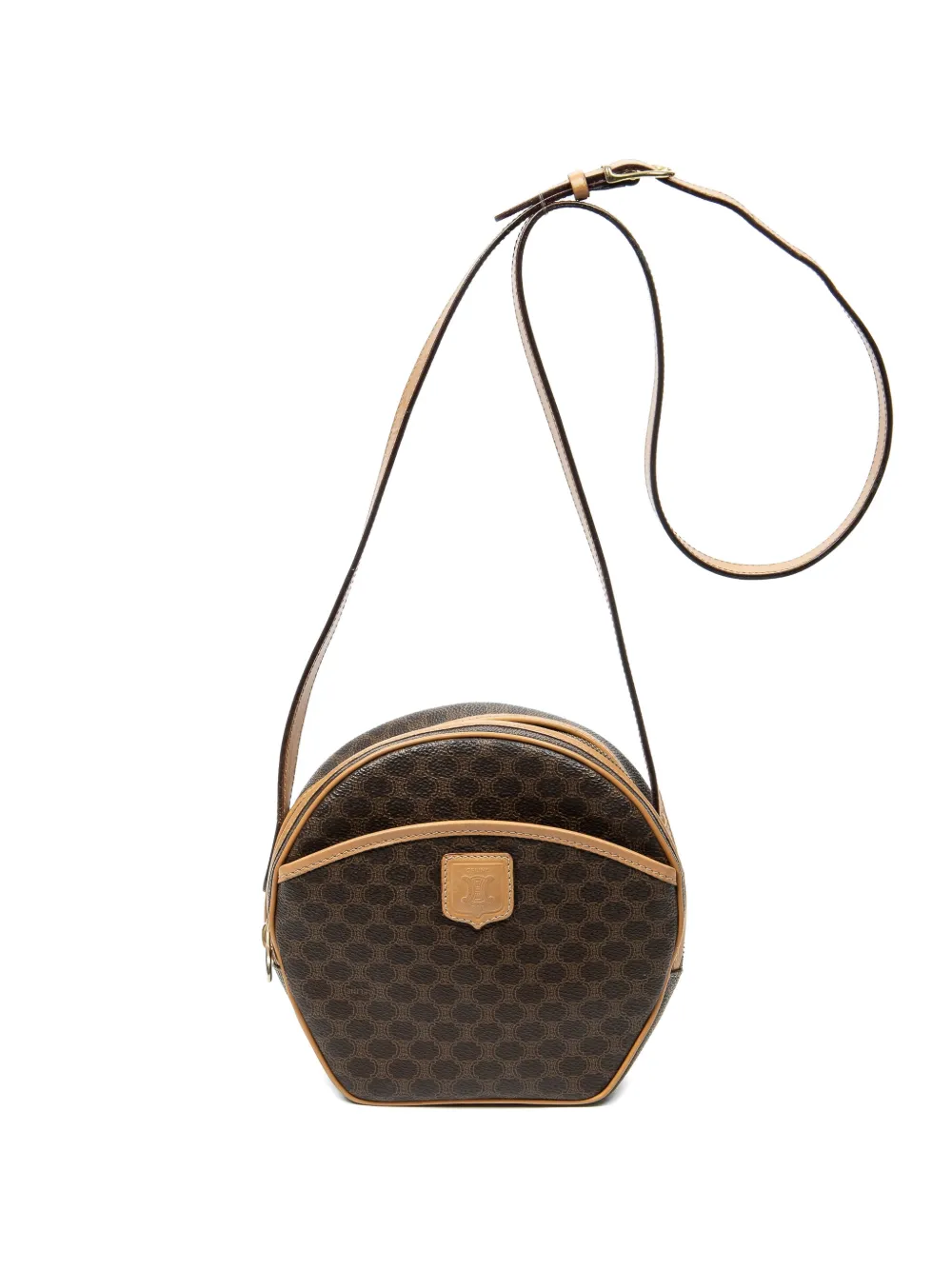 Celine Pre-Owned Macadam crossbody bag - Brown