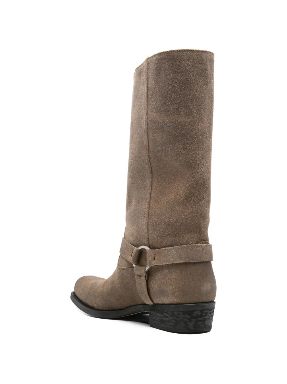 Golden Goose Biker suede boots Bruin