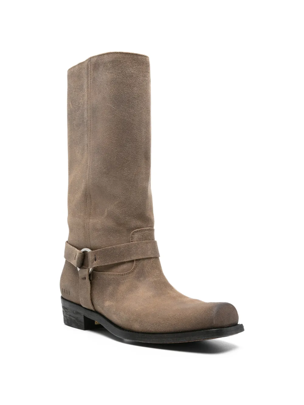 Golden Goose Biker suede boots Bruin