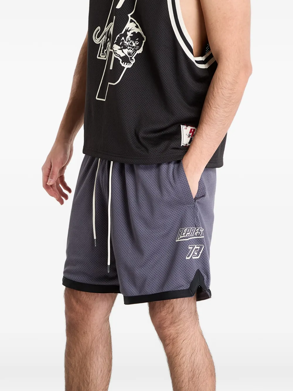 PUMA x Represent shorts met trekkoord Grijs