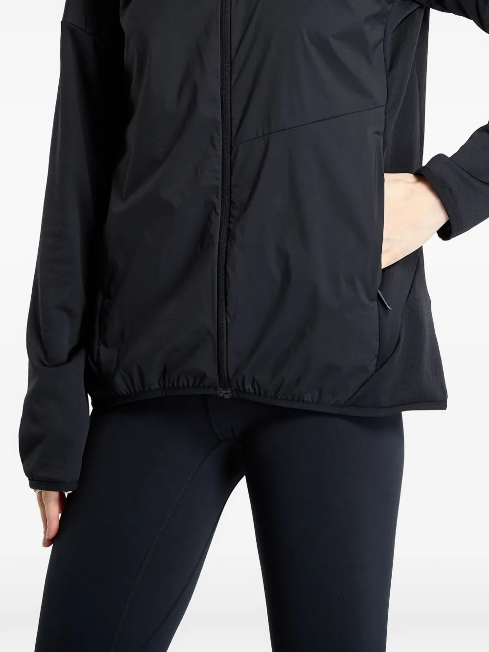 adidas Fleece jack Zwart