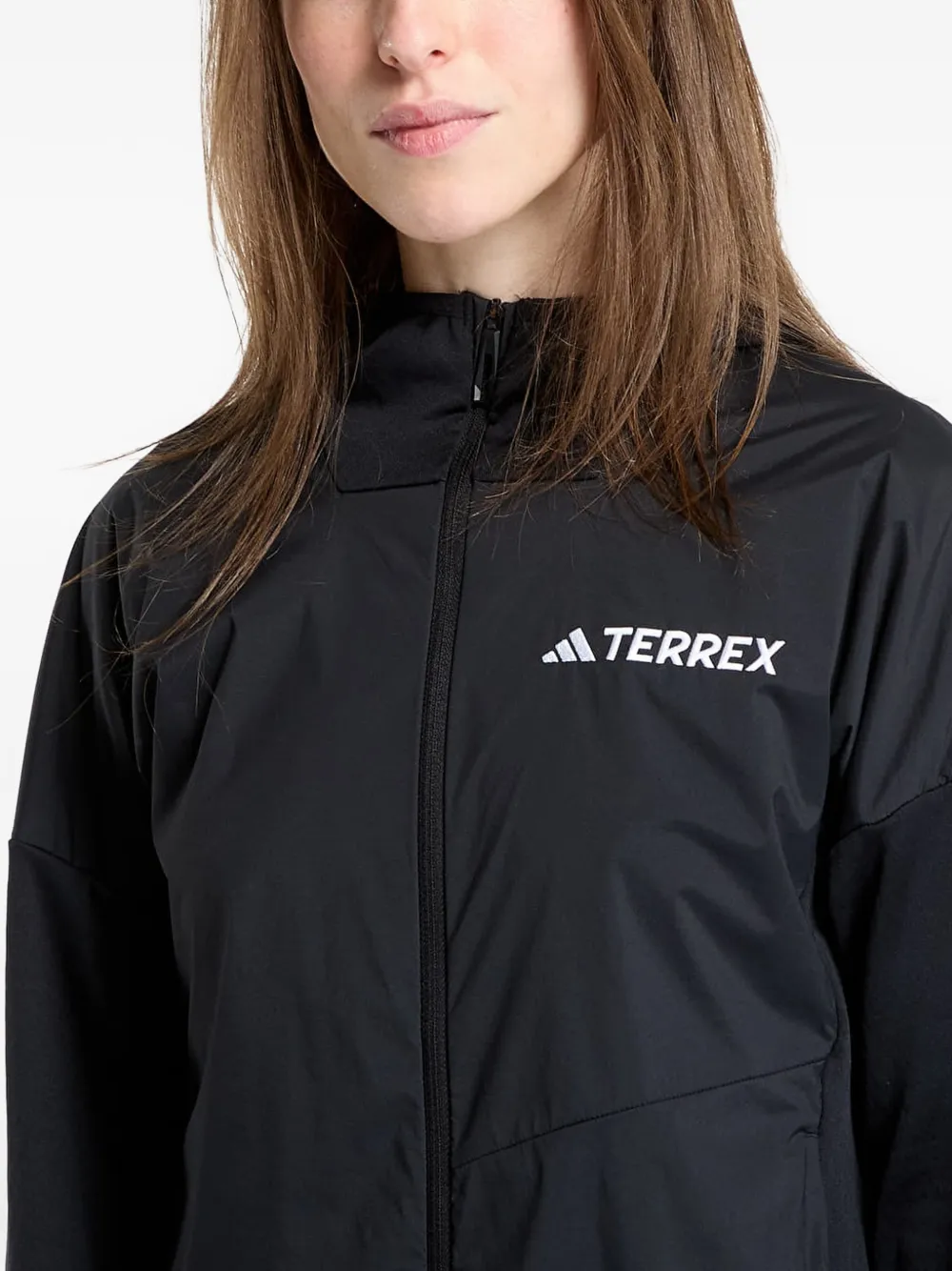 adidas Fleece jack Zwart
