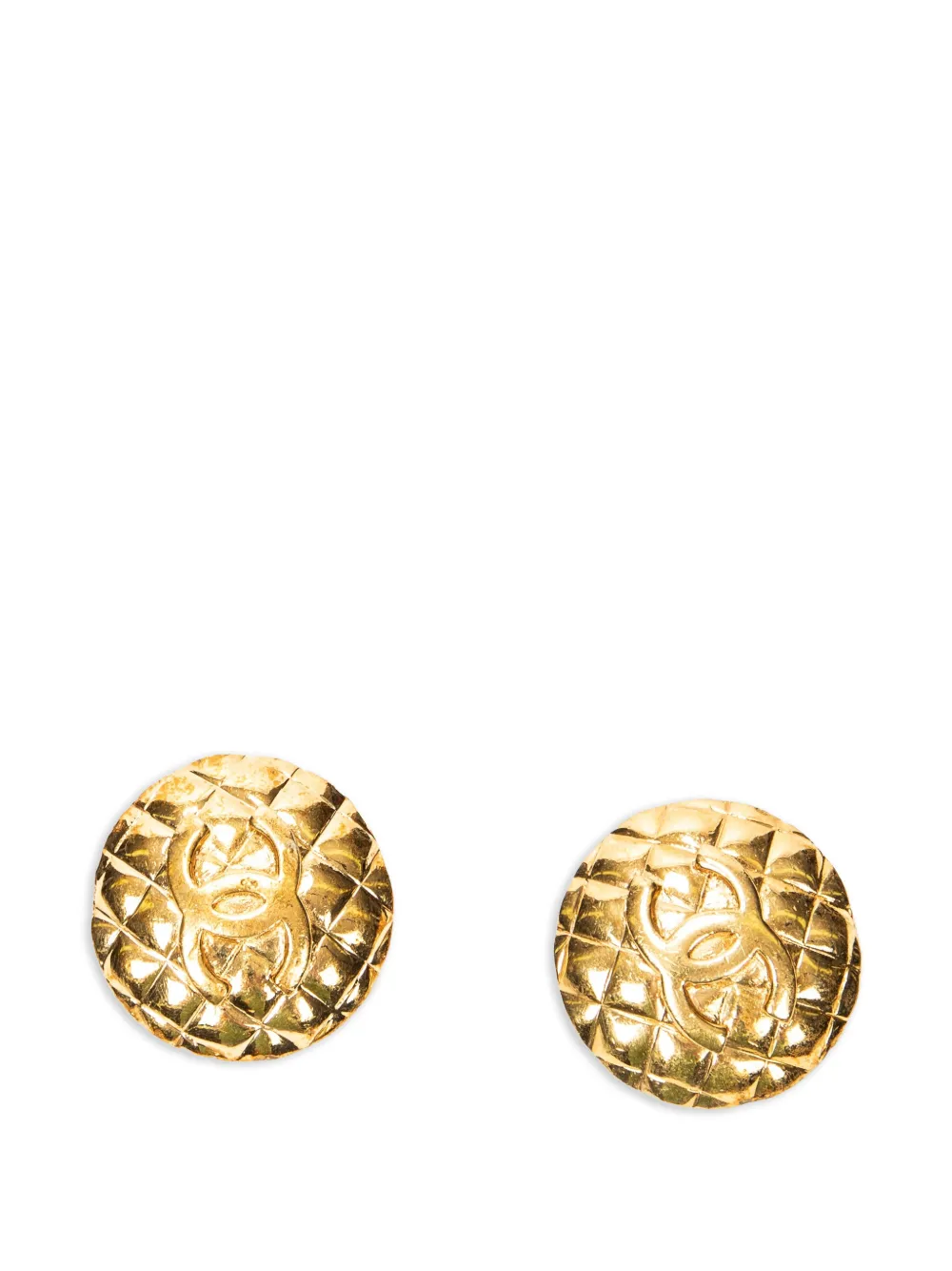 CHANEL Pre-Owned clip-on earrings - Oro
