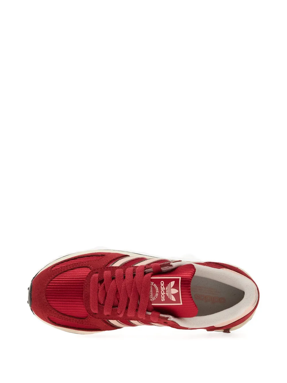 adidas Gestreepte sneakers Rood