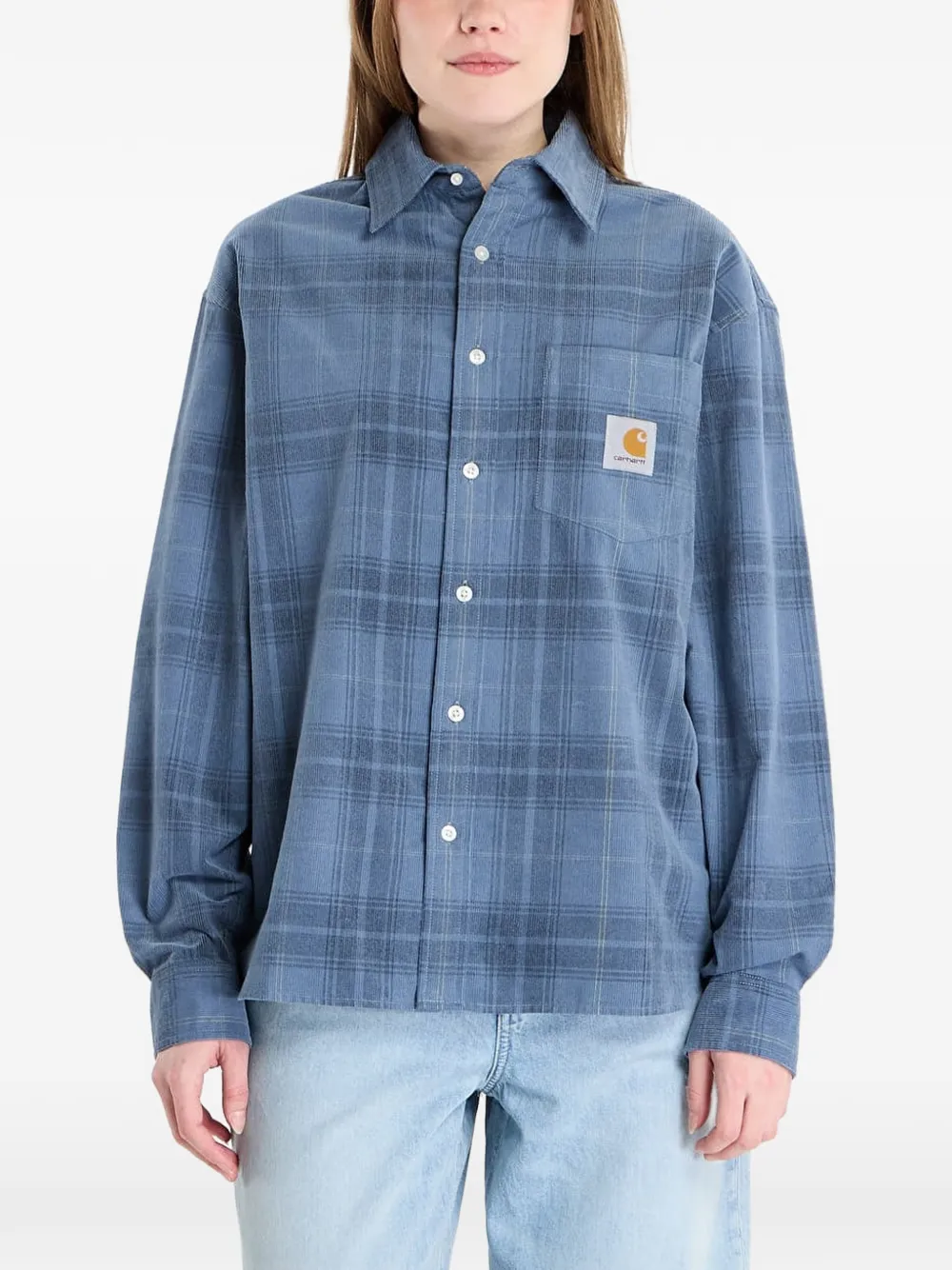 L/S Wilber plaid pocket shirt