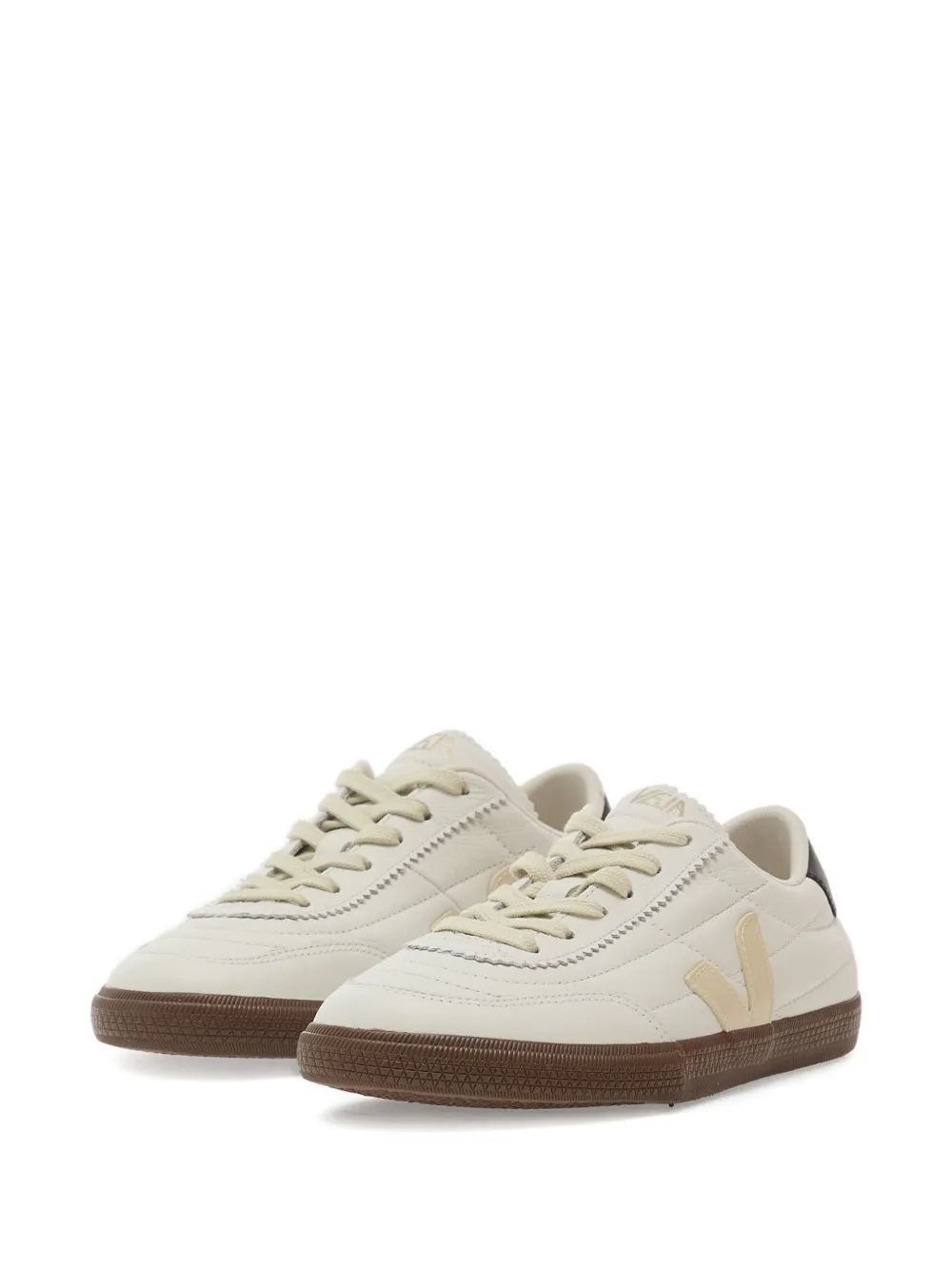 VEJA Panenka logo-appliqué sneakers Beige