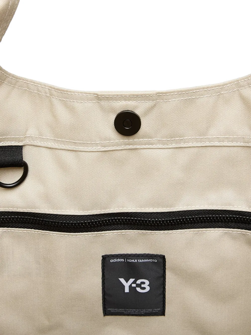 Y-3 Schoudertas met grafische print Beige