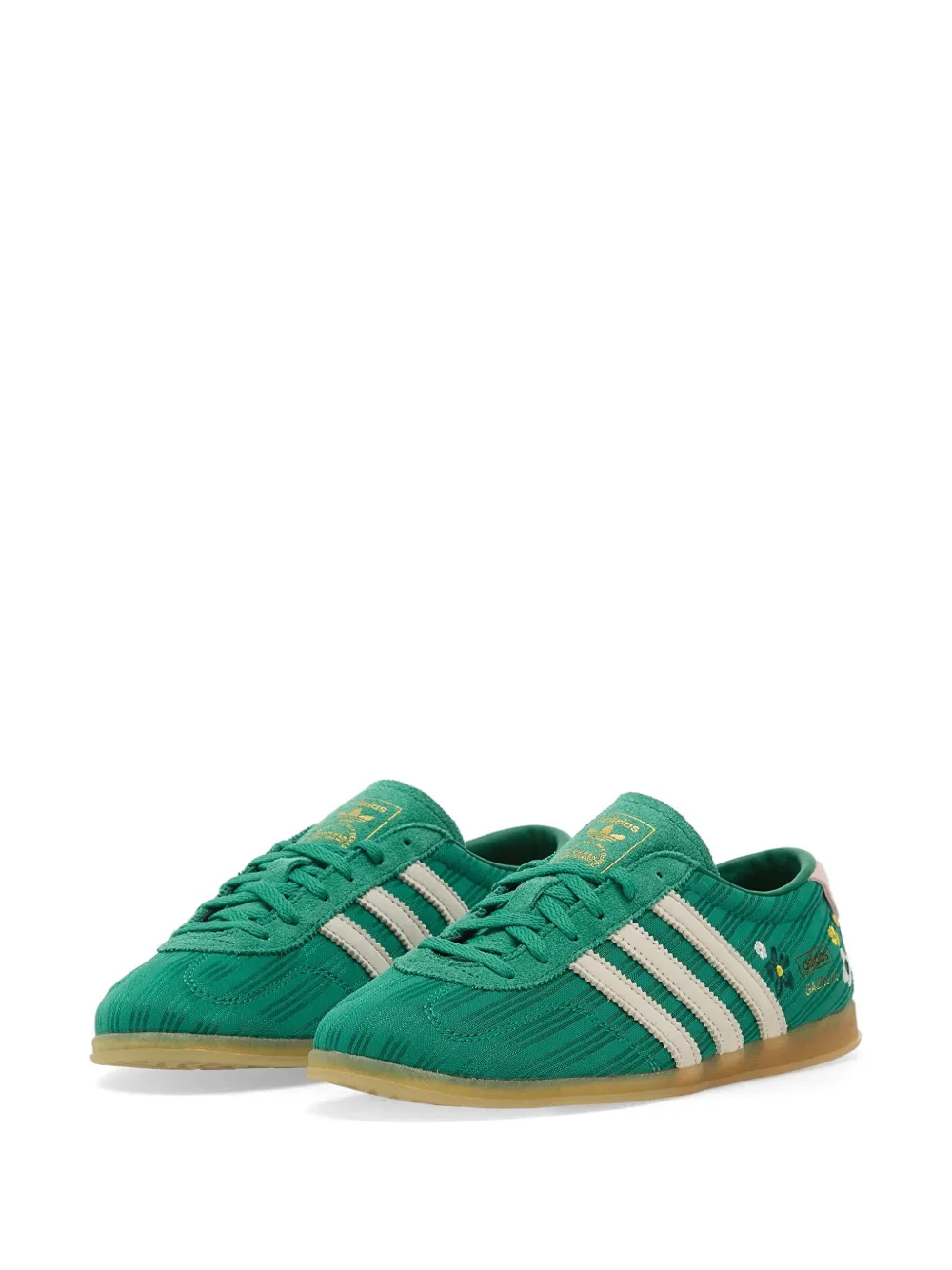 adidas Gazelle Lo Pro W sneakers met bloemendetail Groen
