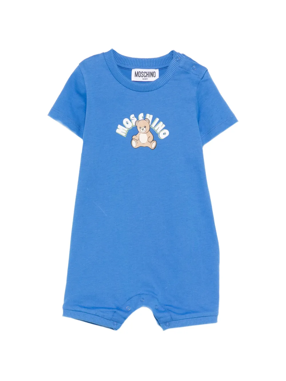 Moschino Kids teddy-graphic shorties - Blu