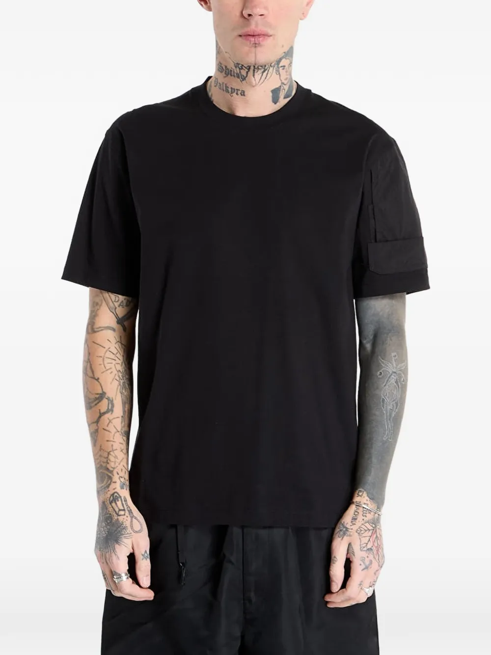 Y-3 Cargo T-shirt met opgestikte zak Zwart