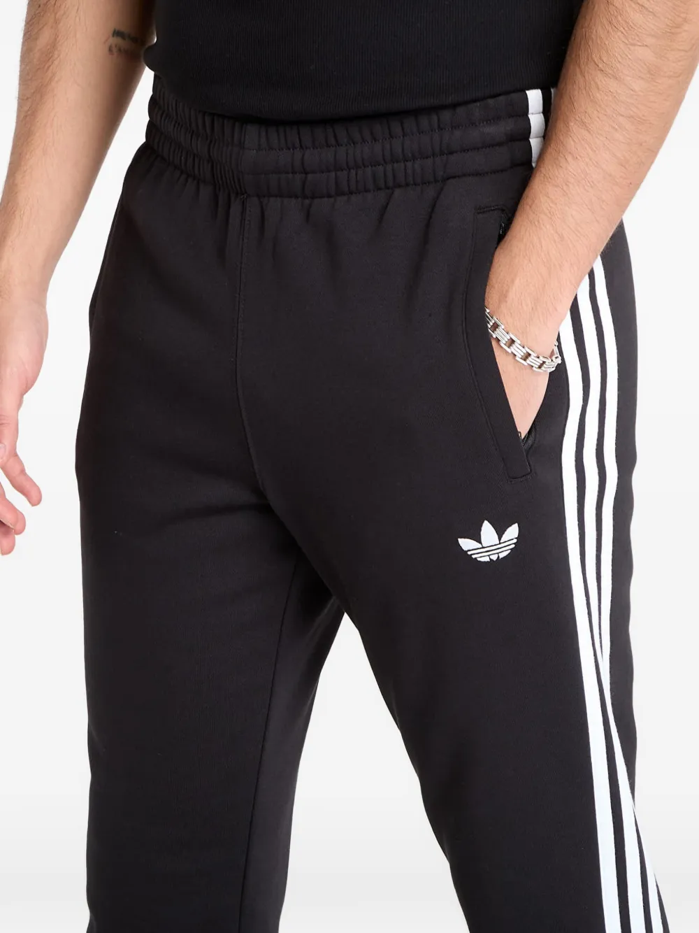 adidas Trainingsbroek met streepdetail Zwart
