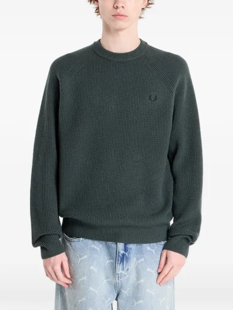 Fred Perry lambswool raglan sweater