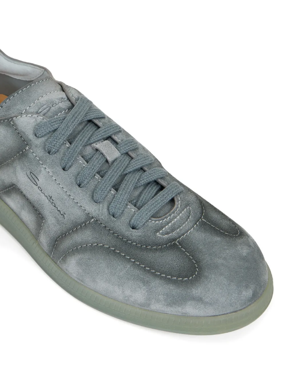 Santoni Oly suède sneakers Grijs