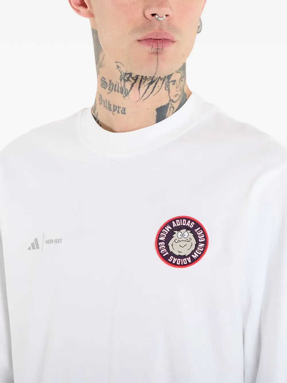 adidas x Moon Boot T-shirt met lange mouwen Wit