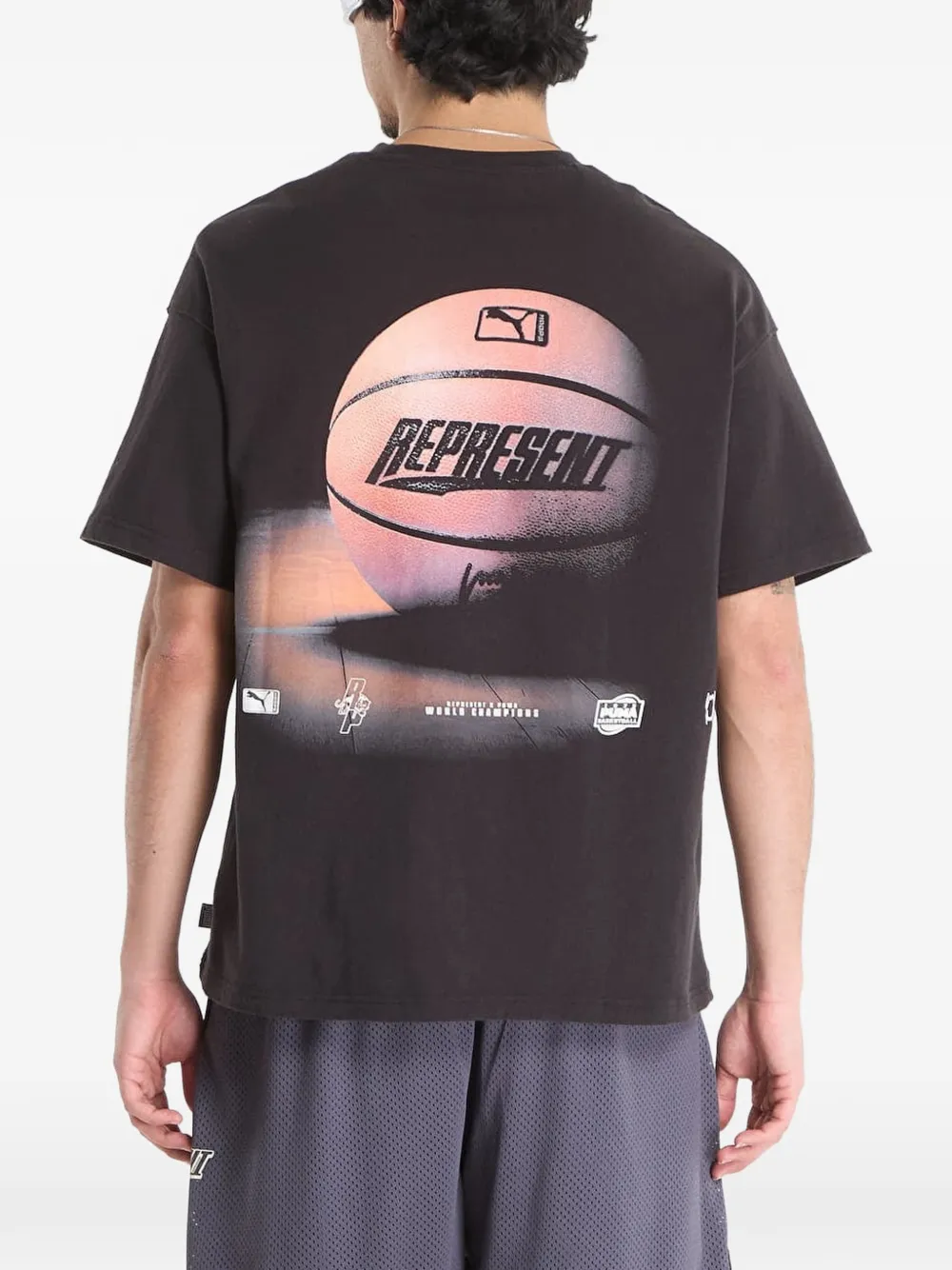 PUMA Represent T-shirt met korte mouwen Zwart