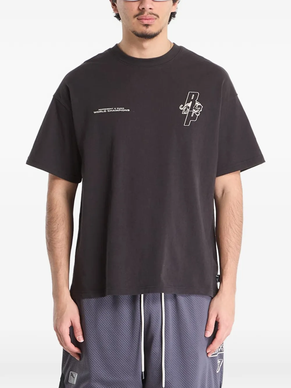 PUMA Represent T-shirt met korte mouwen Zwart