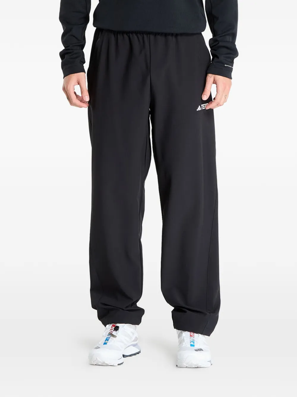 adidas logo-detail track pants - Nero