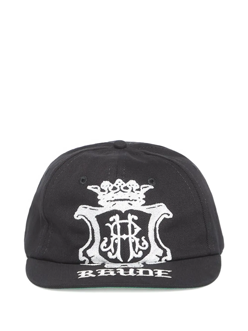 RHUDE logo curved-brim hat - Nero