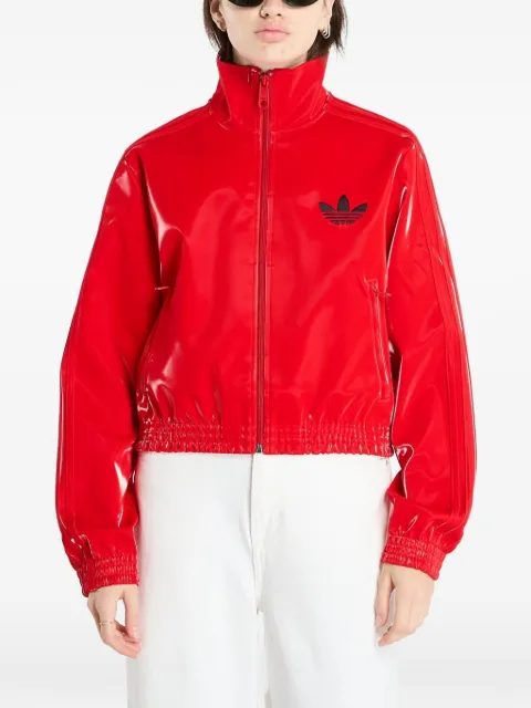 adidas logo appliqué track jacket
