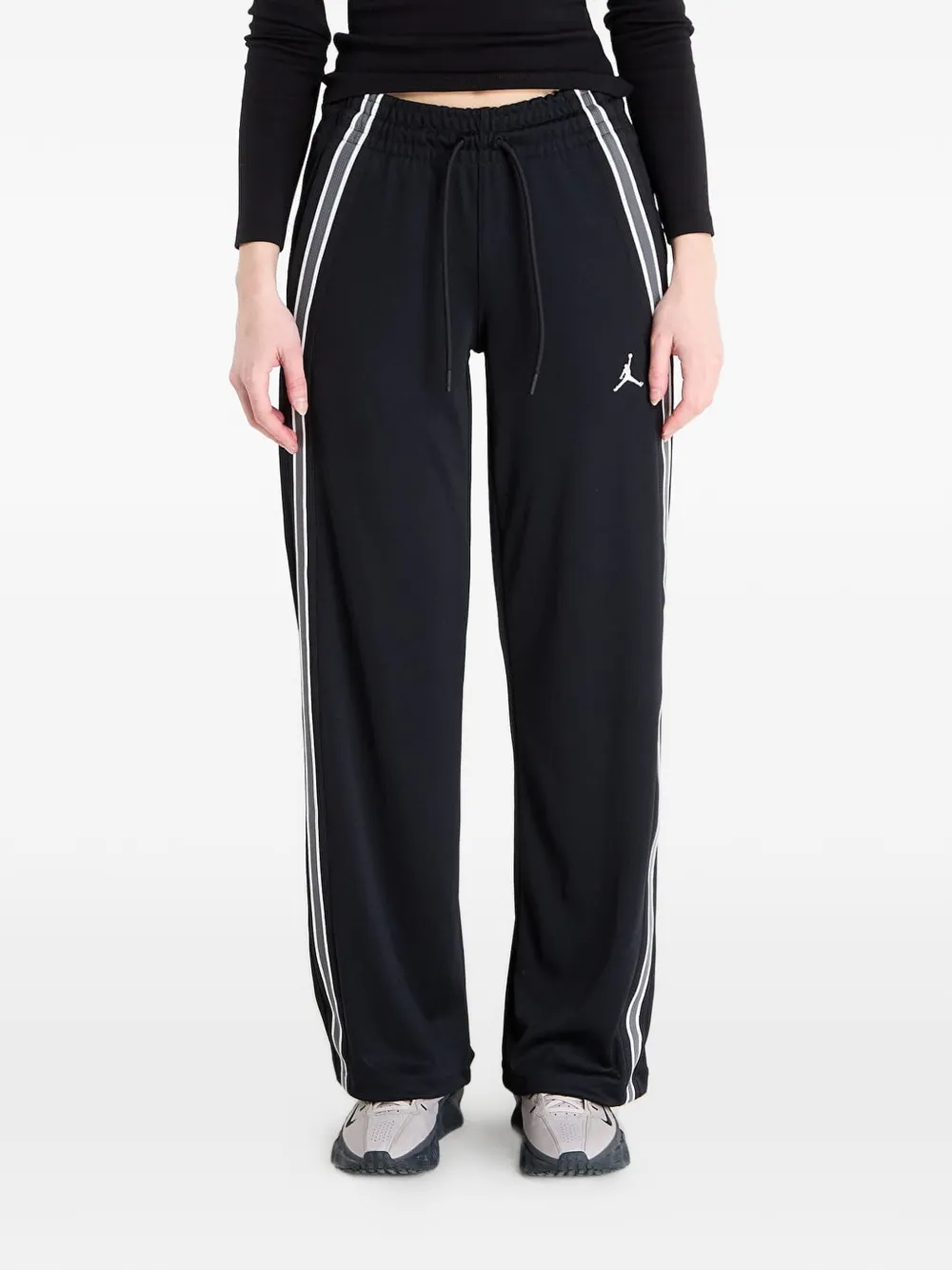 Jordan Brooklyn drawstring track pants - Nero