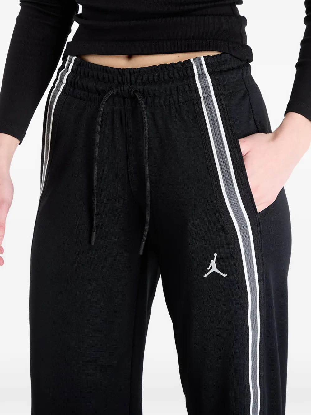 Jordan Brooklyn trainingsbroek met trekkoord Zwart