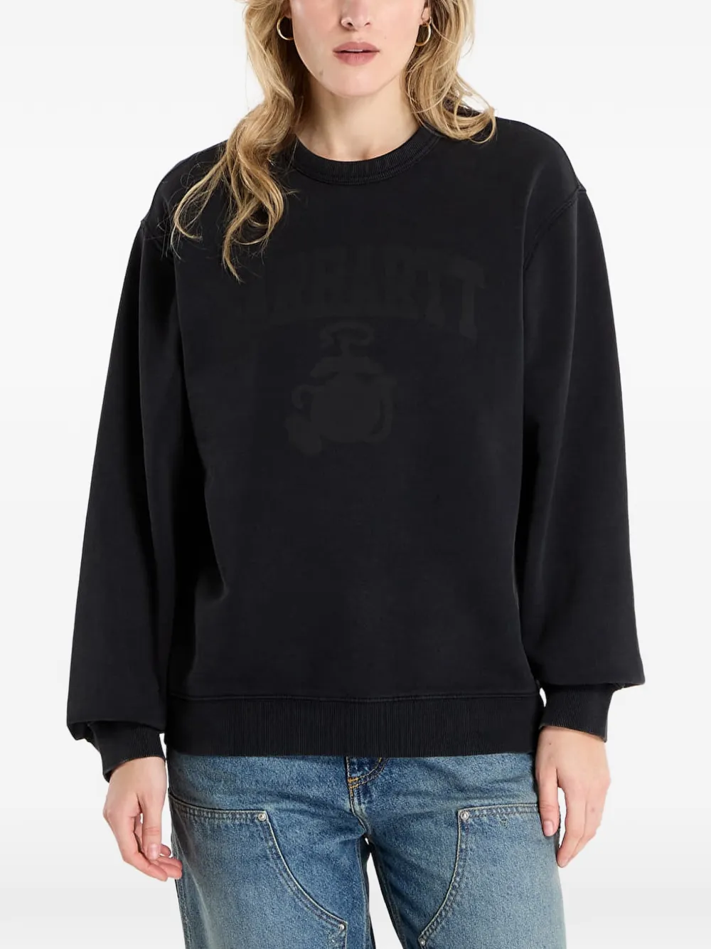 Carhartt WIP Faded Pond Corps sweater Zwart