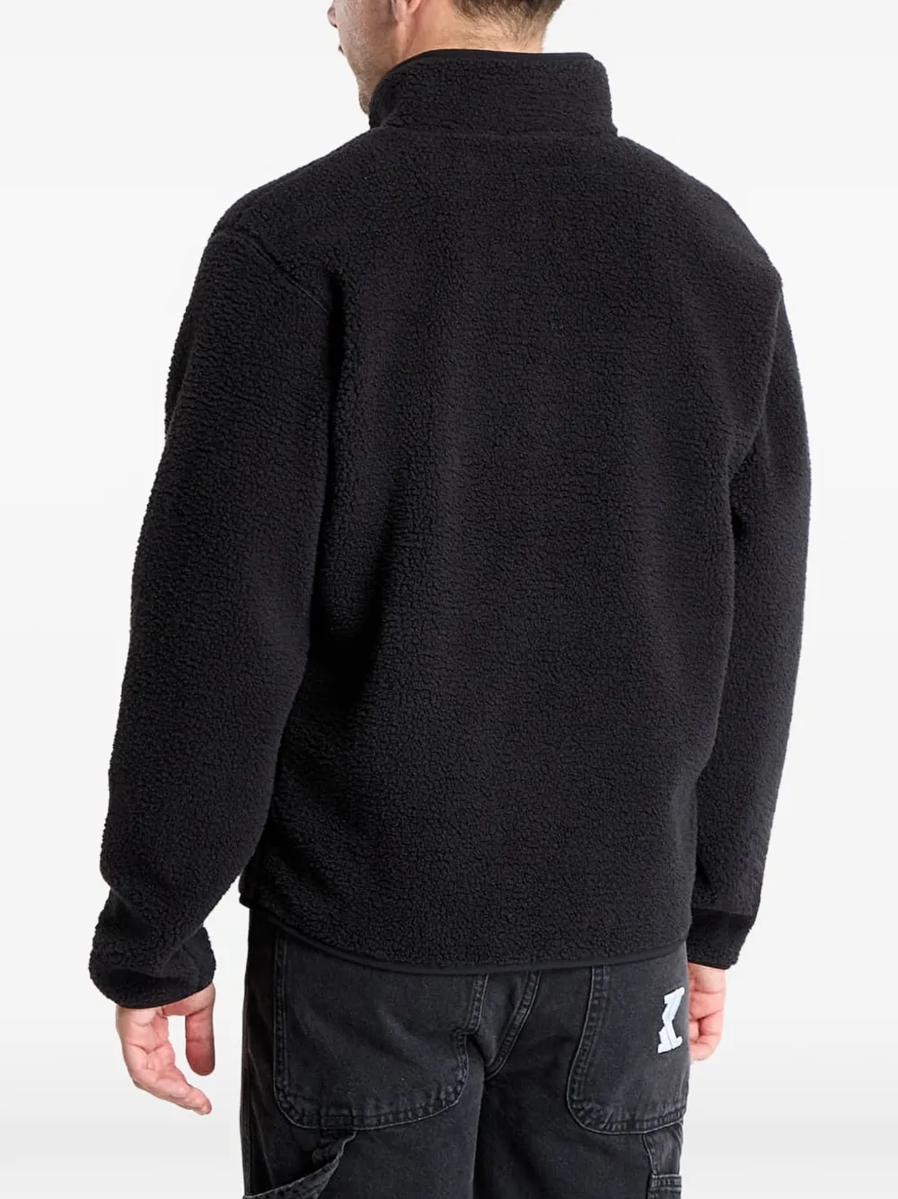 adidas Trefoil Essentials Teddy Fleece trui Zwart