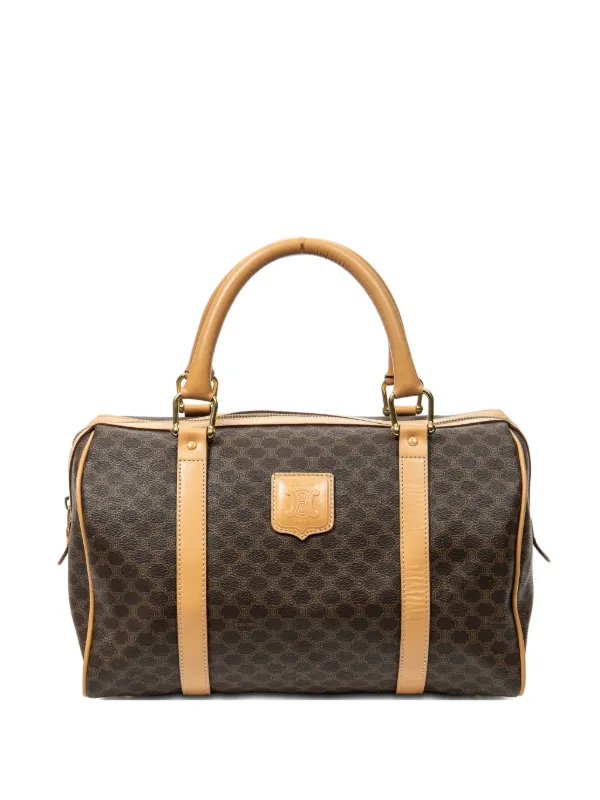 Celine Pre-owned Macadam Tote Bag in Brown