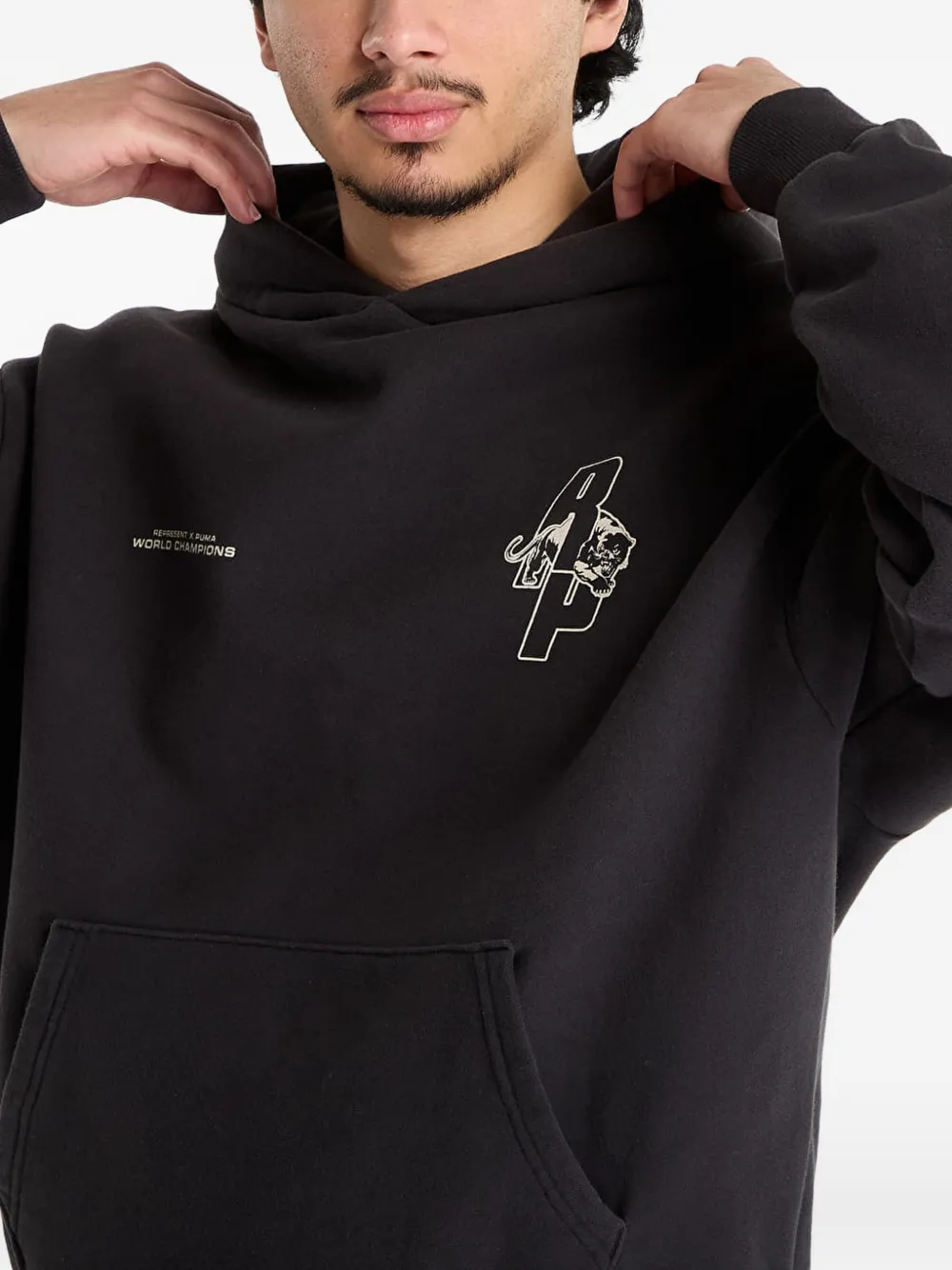 PUMA x Represent hoodie met lange mouwen Zwart