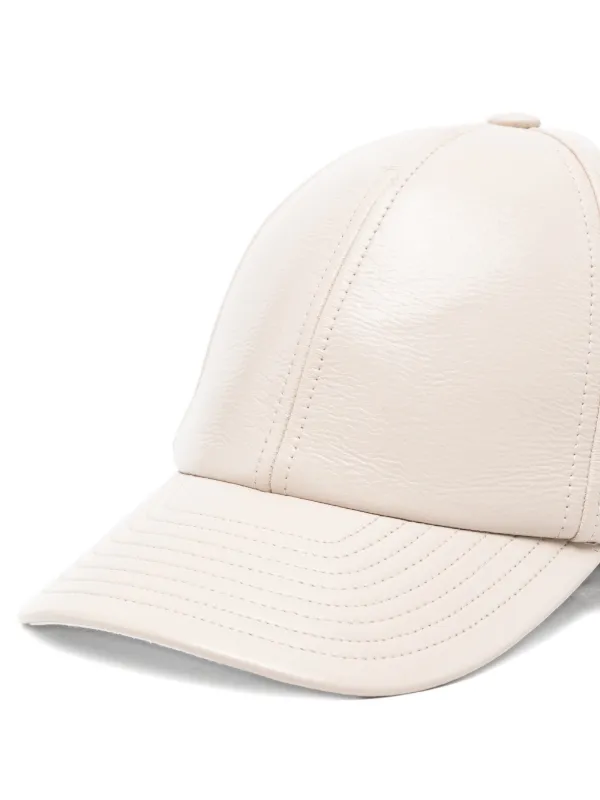 Courrèges Topstitched Cap | Neutrals | FARFETCH