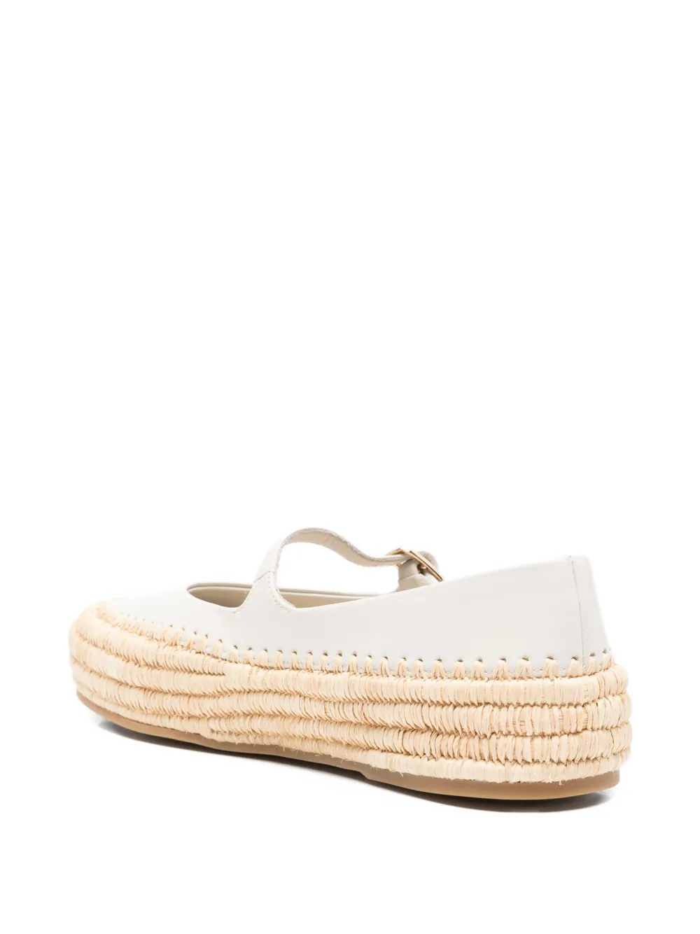 Paloma Barceló Olimpia ballerina's met band-detail Beige