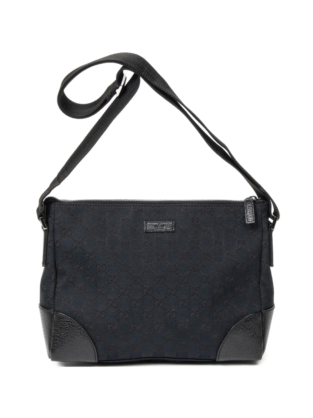 Gucci Pre-Owned logo-detail cross body bag - Nero