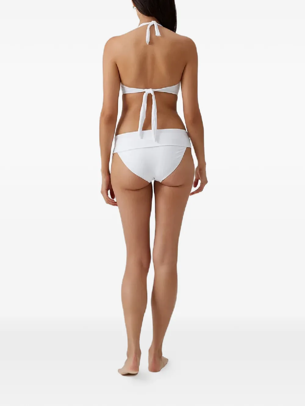 Melissa Odabash Brussels Draped Bikini Bottoms In White