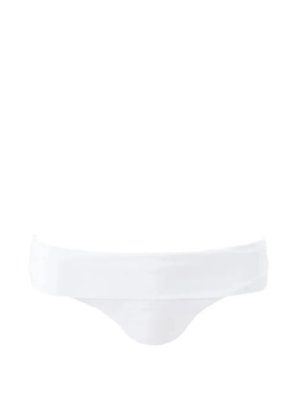 Melissa Odabash Drapiertes Brussels Bikinihöschen - Weiß