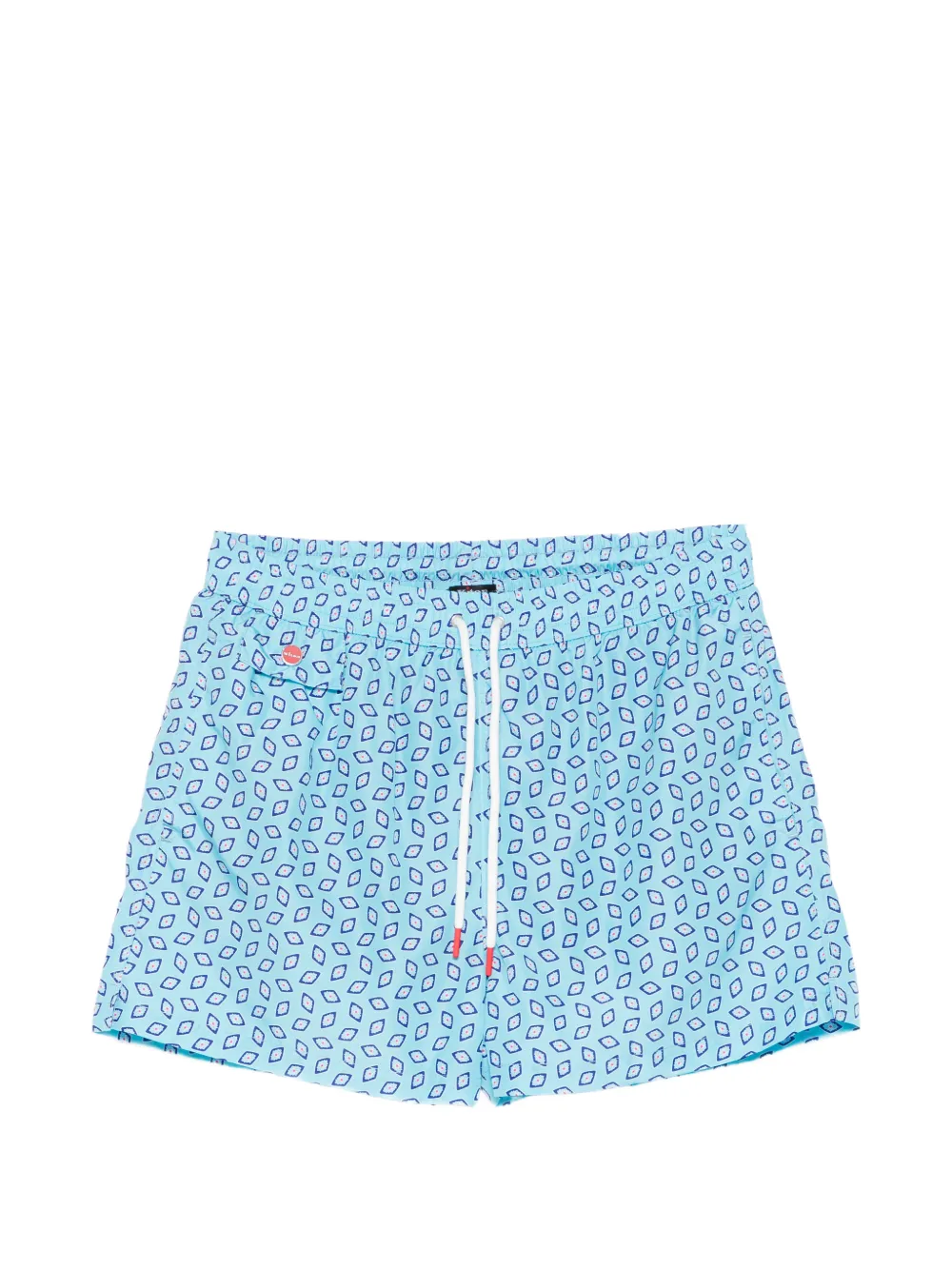 Kiton drawstring pocket swim shorts - Blu