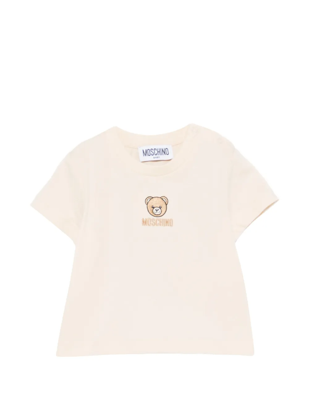 Moschino Kids bear-motif T-shirt - Toni neutri