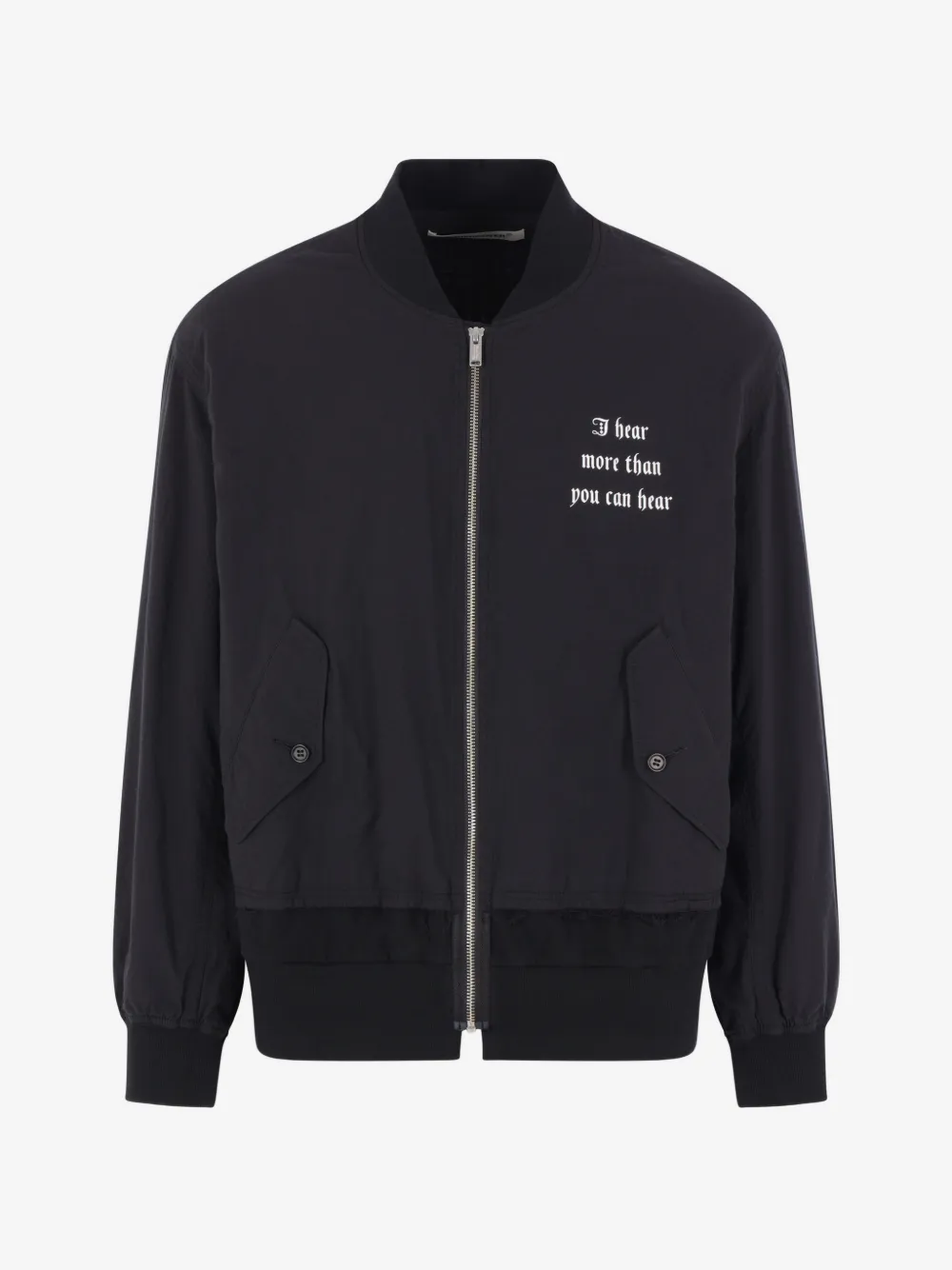 Undercover full-zip cotton jacket | Black | Image 1