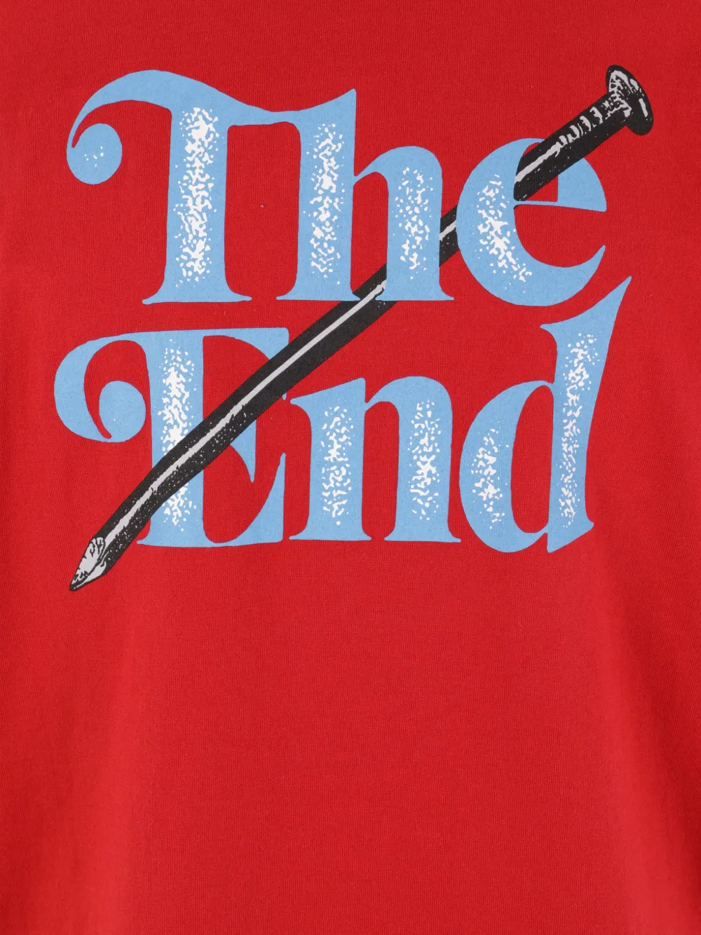 Undercover T-shirt met print en korte mouwen Rood