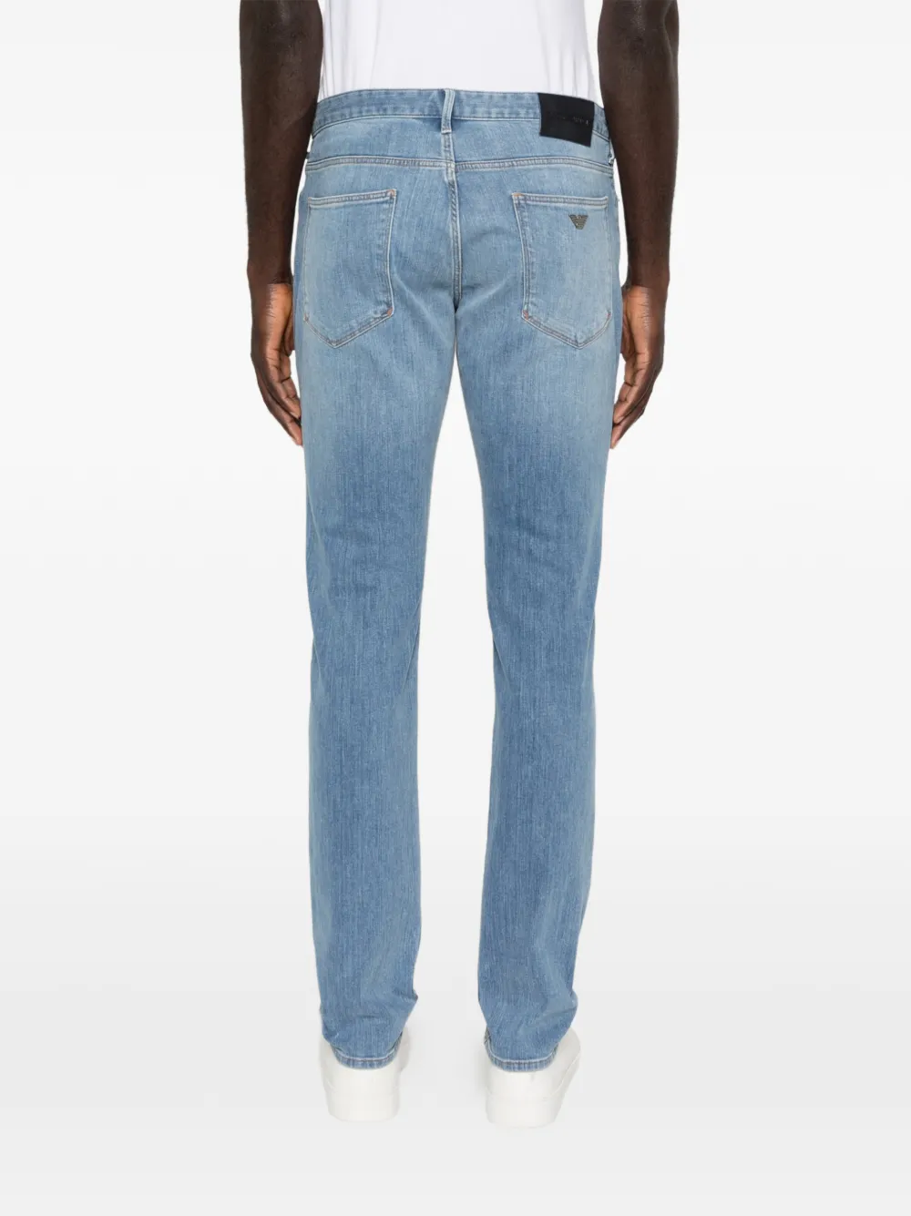 Emporio Armani Jeans met riemlussen Blauw