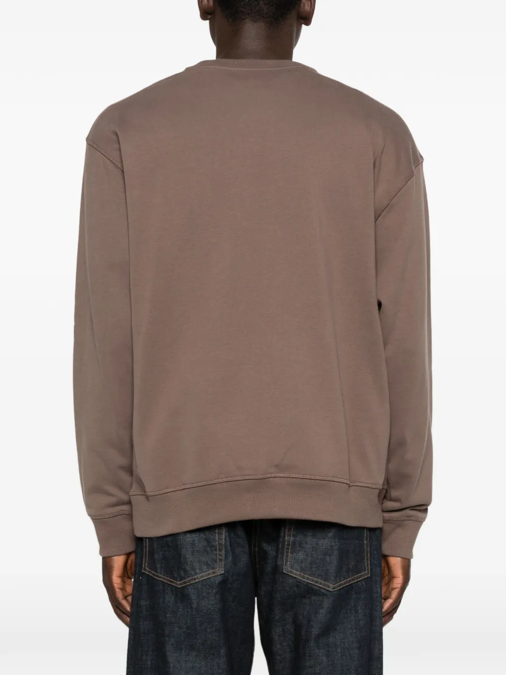 New Balance Sweater met ronde hals Bruin