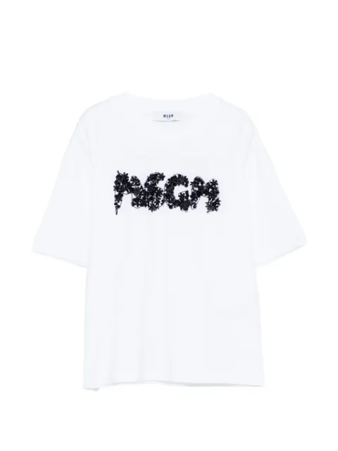 MSGM Kids t-shirt à fleurs