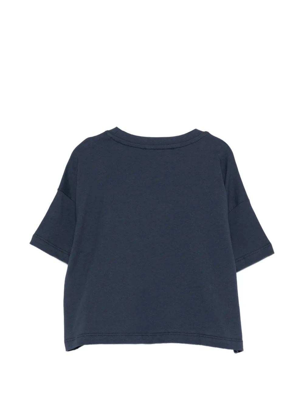  Msgm Kids Camiseta Bordada - Azul 
