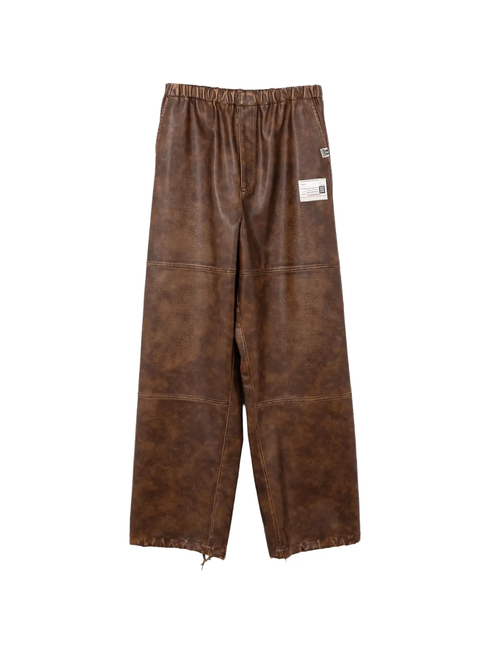 Maison MIHARA YASUHIRO panelled trousers - Marrone