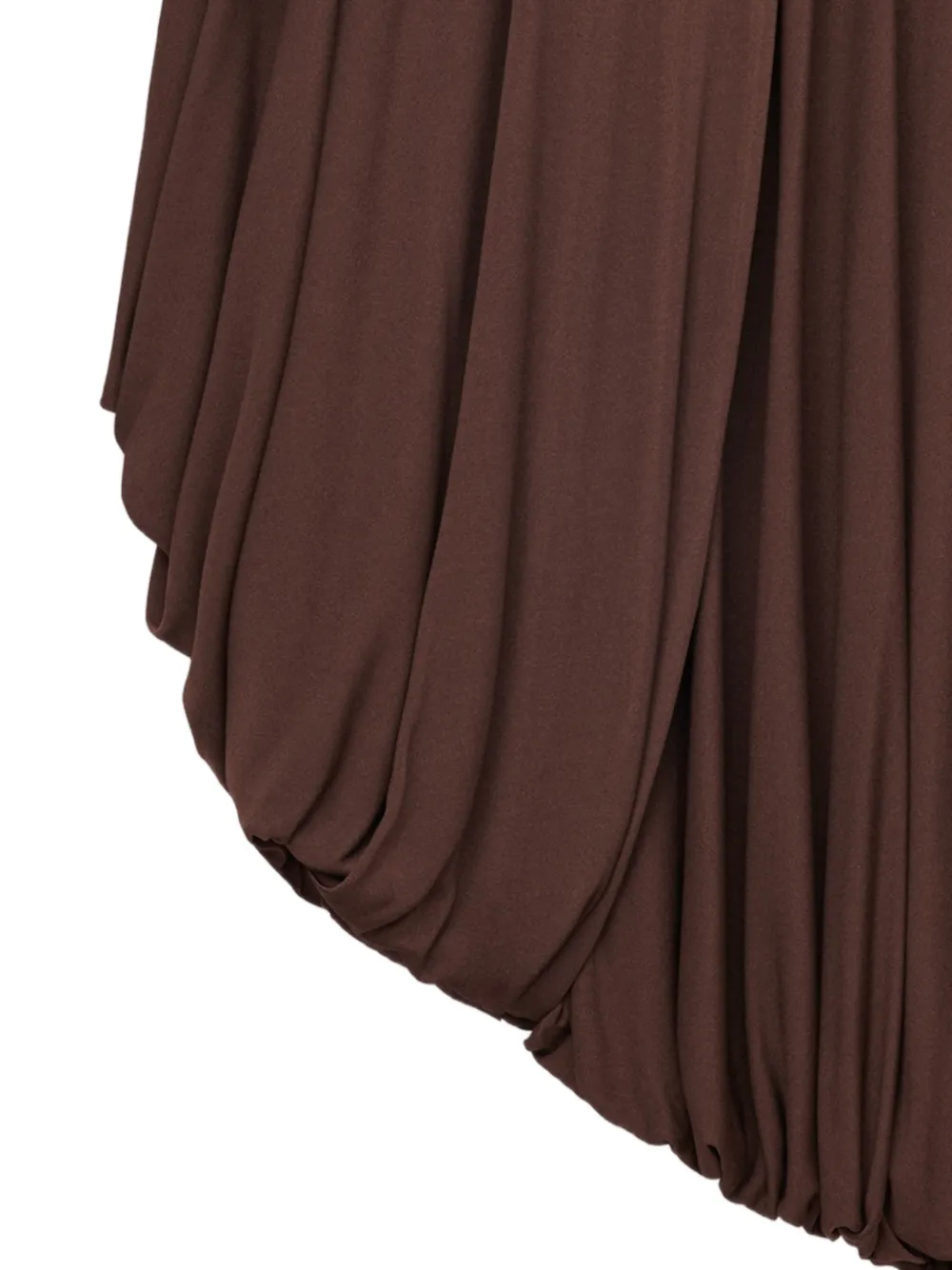  Loewe Draped Skirt - Brown 