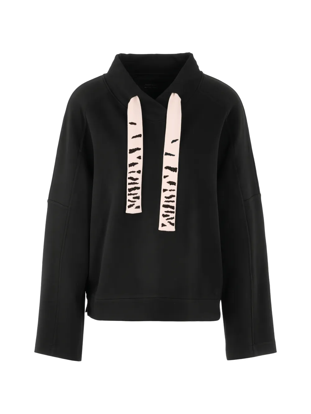 Marccain Straight-hem Sweatshirt In Black