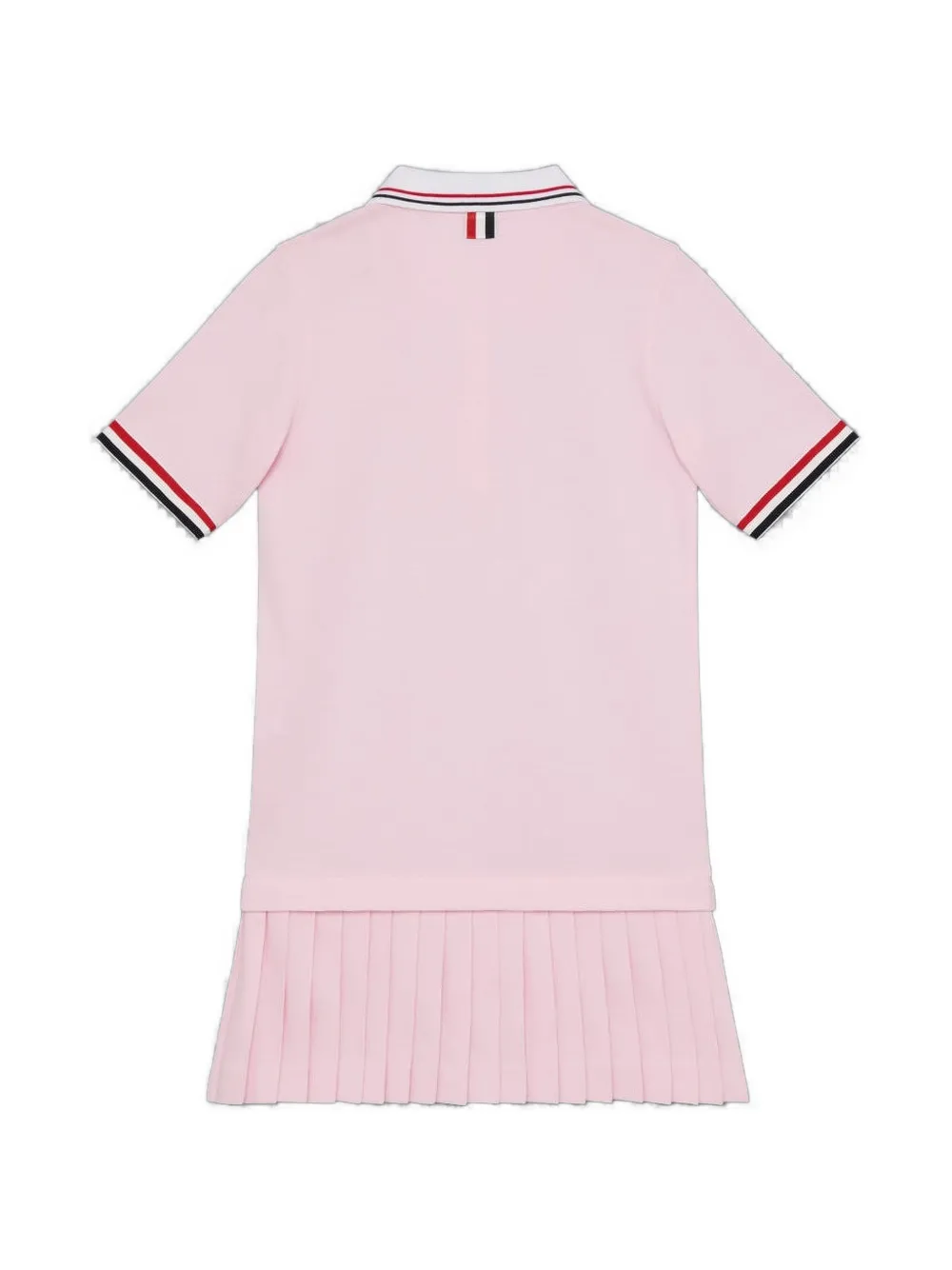 Thom Browne Kids Geplooide polojurk Roze
