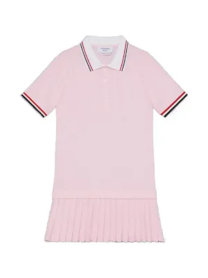 thom browne gingham dress Women's Gingham Satin Ribbon Tweed Mini Pencil Dress With Swarovski Crystal in Med Grey Size 42