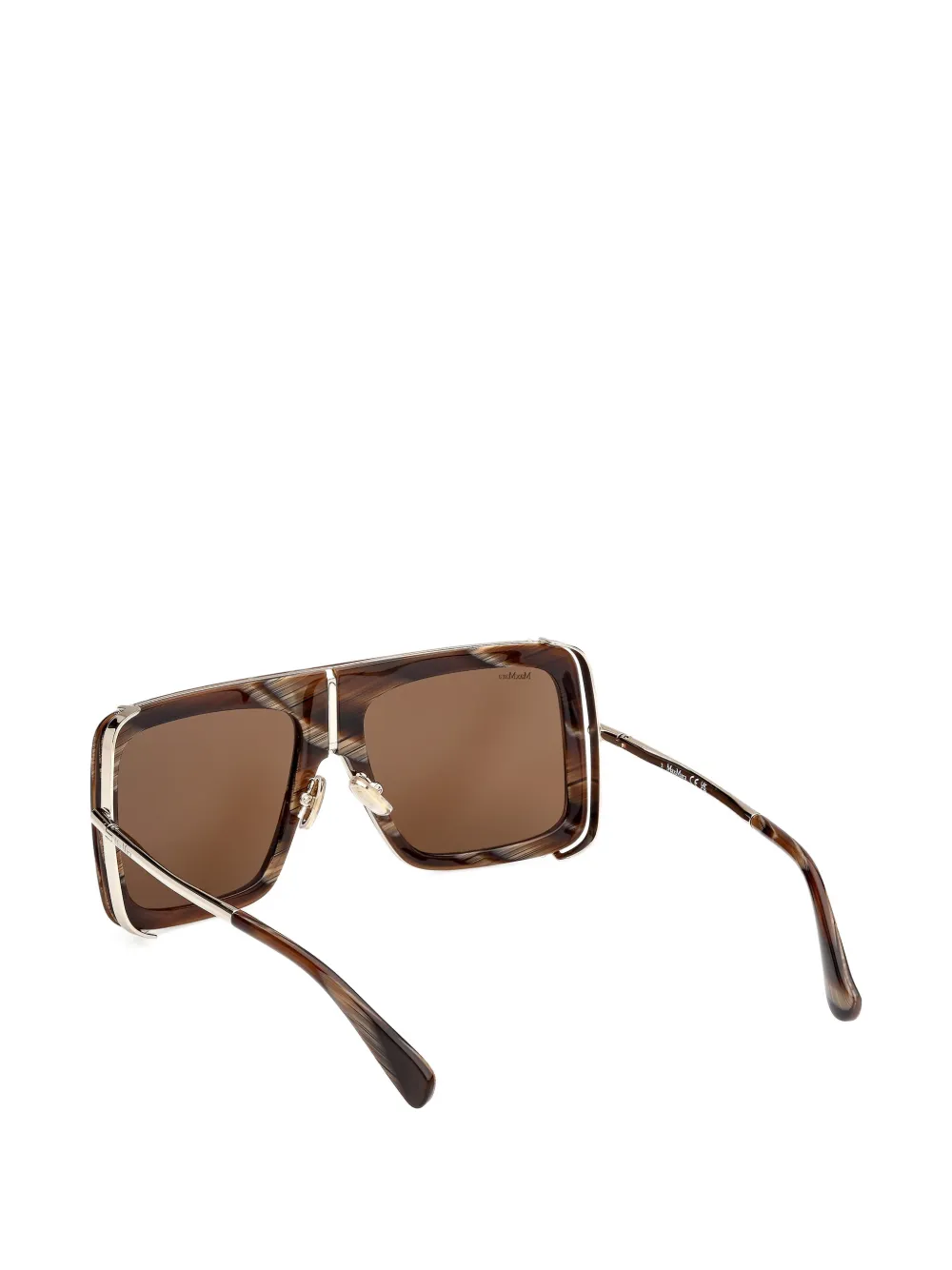  Max Mara Eyewear Square-frame Sunglasses - Brown 