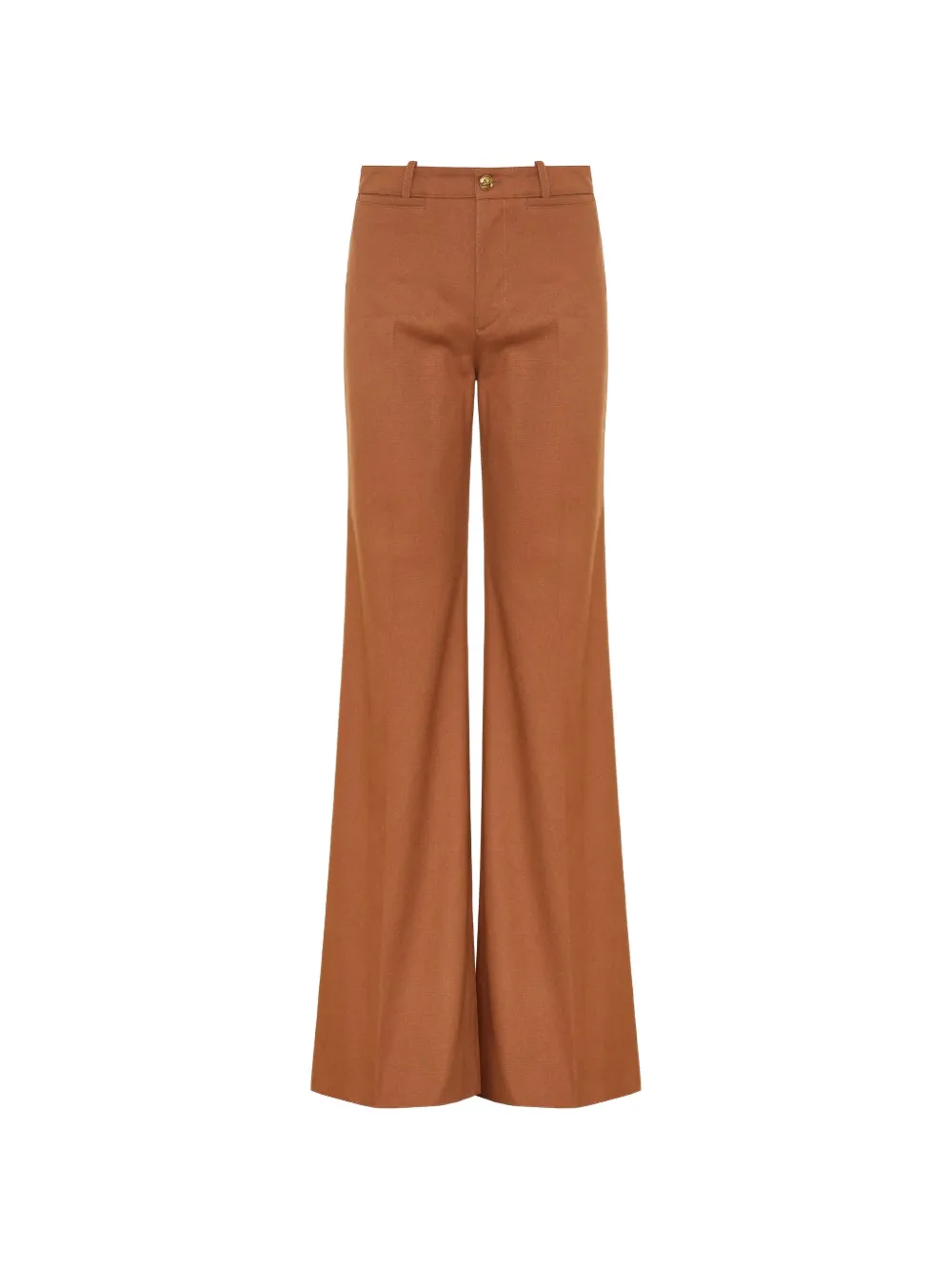 Chloé Wide-leg Trousers In Brown