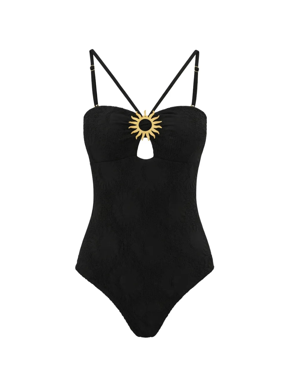 FARM Rio sunny moon swimsuit - Nero